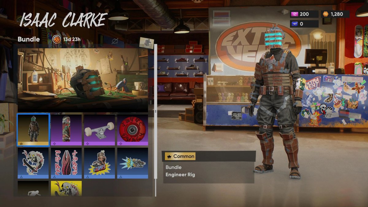 Mati Ruang angkasa Penggemar Ledakan Kardus Ishak milik Clarke 'Absurd' $35 Label harga di dalam Gratis untuk Dimainkan Skate